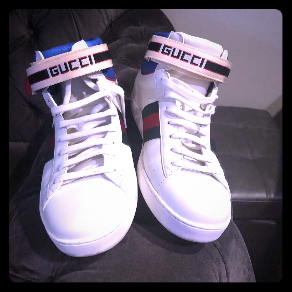 100% Authentic Gucci Sneakers Size 9.5 Eur 43.5
